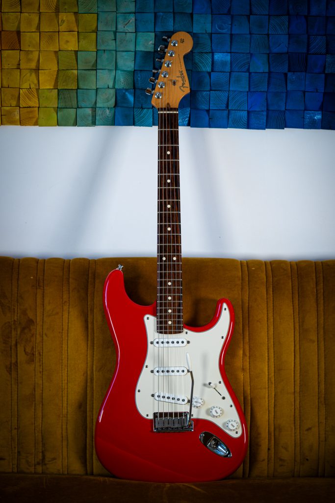 2001 Fender American Standard Stratocaster Hot Rod Red